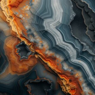 Rustic Geode Mural Wallpaper