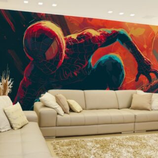 Spiderman Art for Gamers Wallpaper Mural