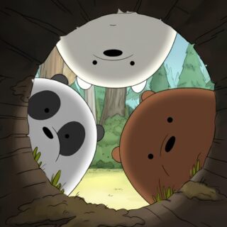 We Bare Bears Wallpaper Mural