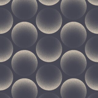 Pale Grey Half Tone Circles Wallpaper Mural