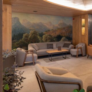 Beautiful Jungle River Painting Landscape Wallpaper Mural