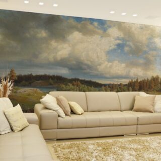 Beautiful Serene Landscape Painting Wallpaper Mural