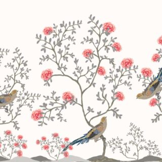 Chino, Mesmerizing Exotic Chinoiserie Wallpaper Mural