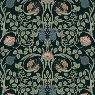 Vintage Cambridge Wildflowers Wallpaper Mural