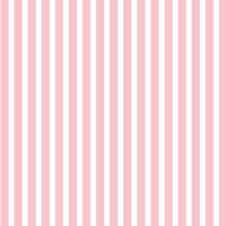 Watercolor Soothing RedPink Striped Wallpaper Mural