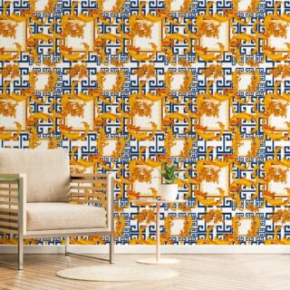 Ornate Splendor of a Regal Dynasty Wallpaper Mural