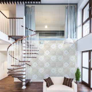 Gold Gradation Korean Traditional Pattern Design Wallpaper Mural