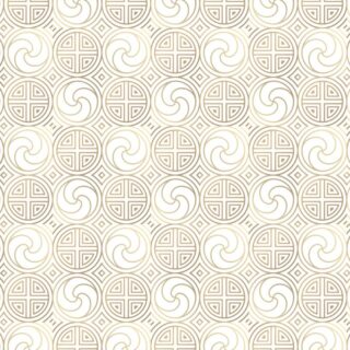 Gold Gradation Korean Traditional Pattern Design Wallpaper Mural