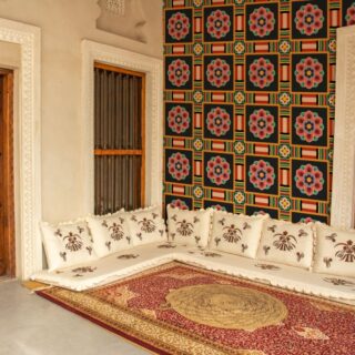 Korean Traditional Floral Wallpaper Mural