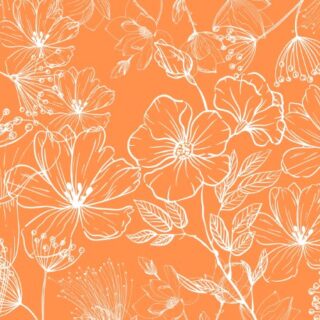 Autumn Orange Serenade Wallpaper Mural