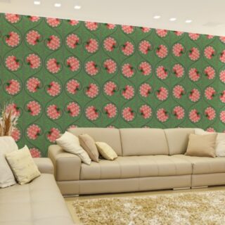 Beautiful Soft Blush Ornament Wallpaper Mural