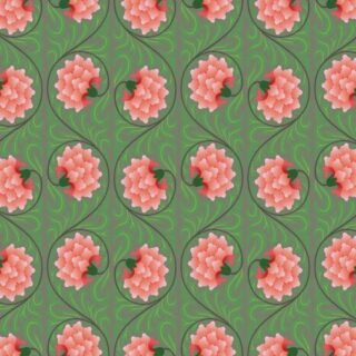 Beautiful Soft Blush Ornament Wallpaper Mural