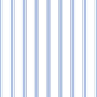 Soft Periwinkle Blue and White Stripe Wallpaper Mural