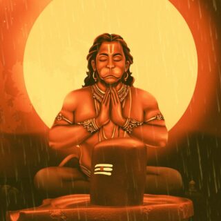 Rudra Avatar, Ram Bhakt Hanuman Wallpaper Mural