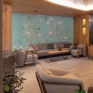 Birds of the Jade Garden Chinoiserie Wallpaper Mural