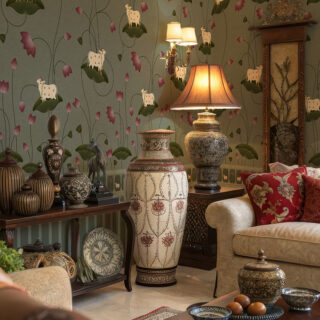 Madhuban, Pichwai Garden of Grace Wallpaper Mural