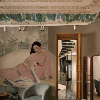 Parnika, Raja Ravi Varma Style Art Mural