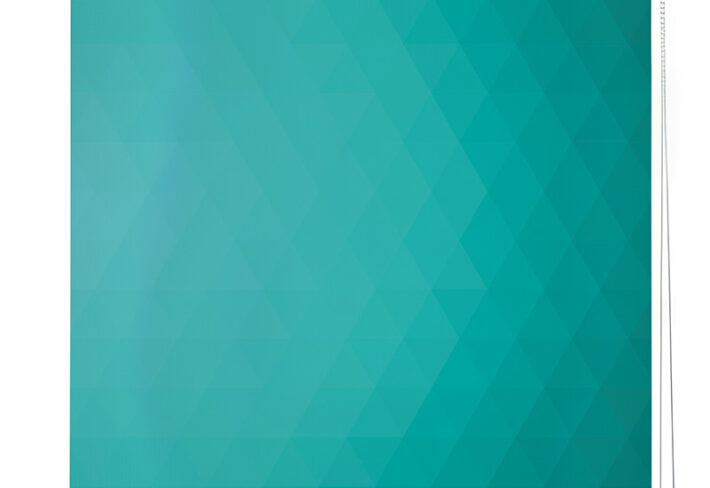 Modern Turquoise Light Control Roller Blind
