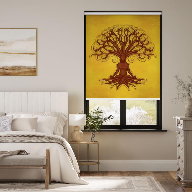 Meditative Tree Outside Roller Blinds