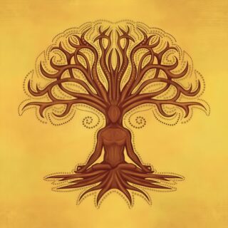 Meditative Tree Roller Blinds