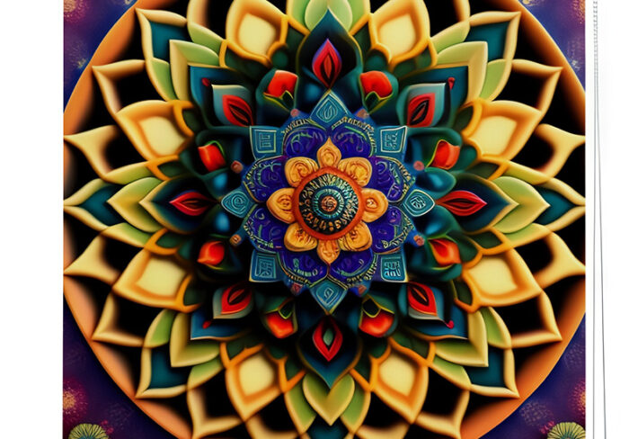 Mandala Style Roller Blinds