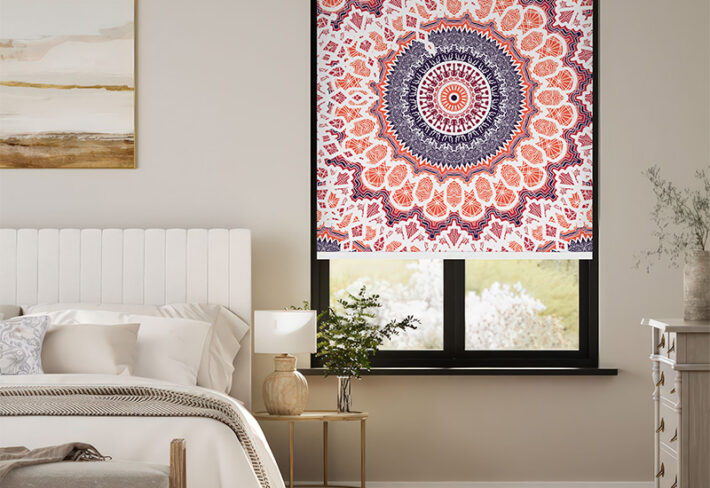 Intricate Mandala Design Outside Roller Blinds
