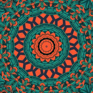 Modern Mandala Design Roller Blinds