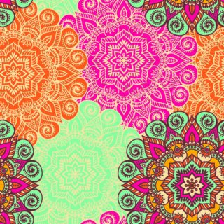 Multicolor Vibrant Mandala Roller Blinds