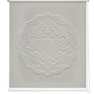 Soothing Stucco Mandala Roller Blinds