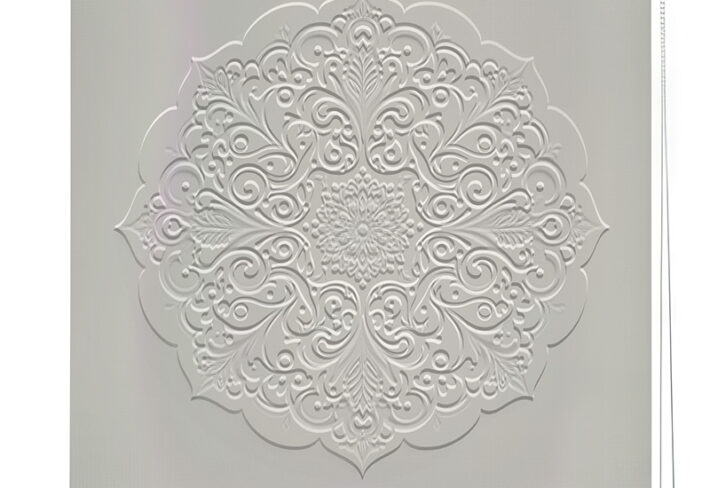 Soothing Stucco Mandala Roller Blinds