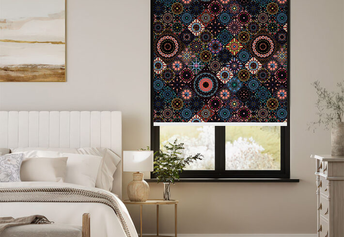 Kaleido-Mandala Outside Roller Blinds