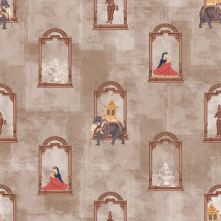 Aesthetic Indian Theme Roller Blinds