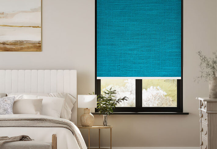 Aqua Linen Textured Outside_Roller Blinds