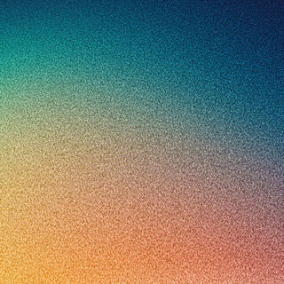 Teal Orange Gold Ombre Gradient Roller Blind