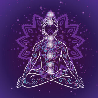 Chakra Meditation Design Roller Blind