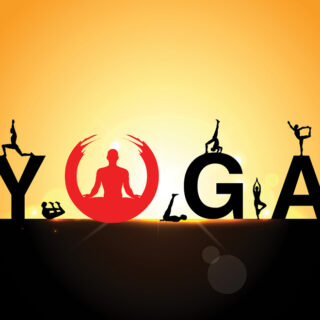 Yoga Theme Roller Blind