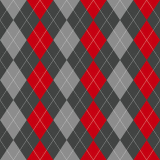 Modern Argyle Pattern Roller Blind