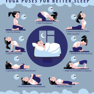 Relaxing Sleep Yoga Window Roller Blinds