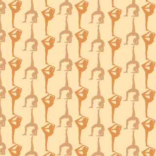 Abstract Yoga Figure Window Roller Blinds