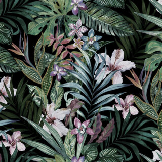 Modern Botanical Window Roller Blinds