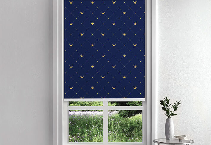 Navy Sovereign Glow Inside Roller Blind