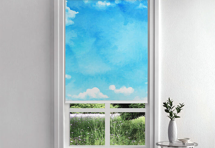 Cotton Sky Serenity Inside Roller Blind