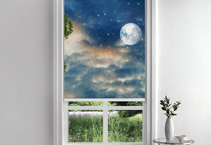 Starry Night Whisper Inside Roller Blind