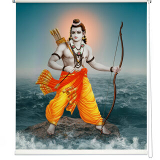 Bhagwan Shri Ram Pooja Room Roller Blind
