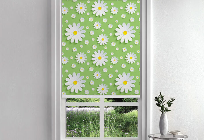 Daisy Meadow Breeze Inside Roller Blind