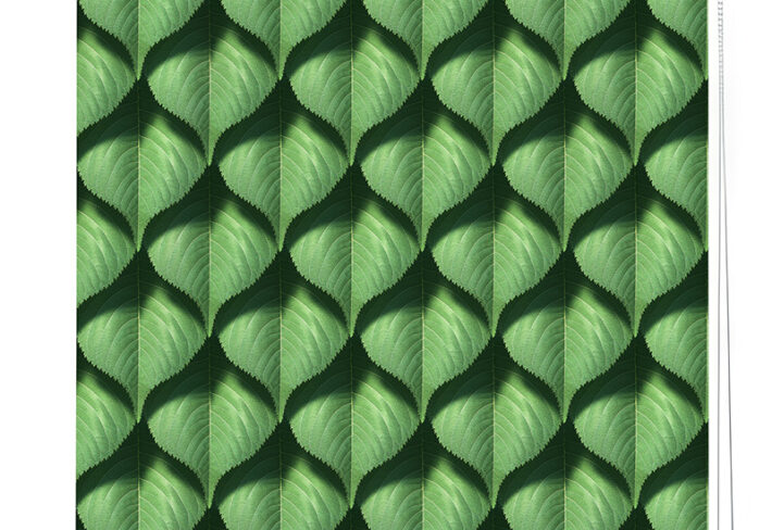 Lush Leaf Mosaic Roller Blind