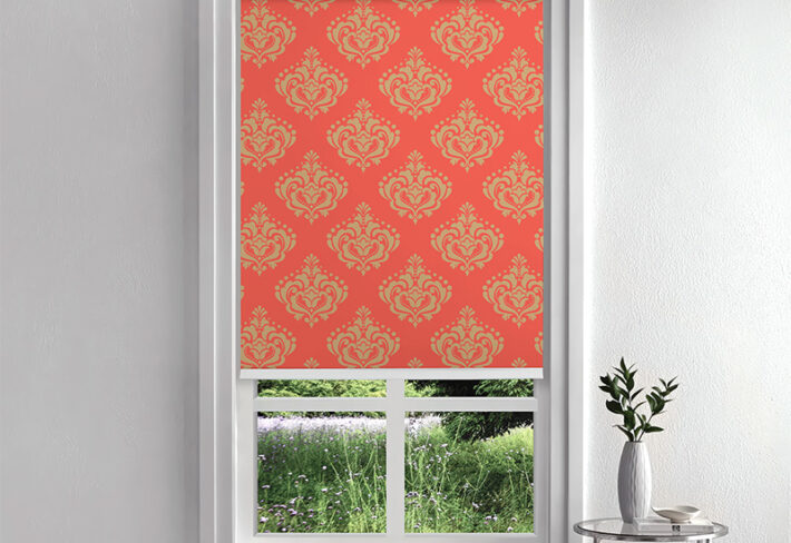 Regal Coral Whisper Inside Roller Blind