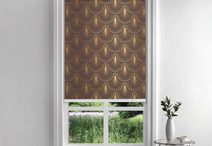 Deco Fan Elegance Inside Roller Blind