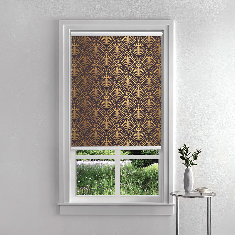Deco Fan Elegance Inside Roller Blind