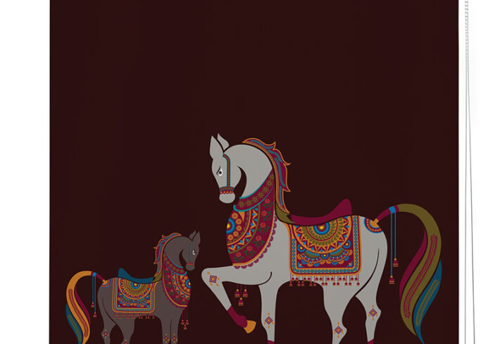 Heritage Horses Art Roller Blind